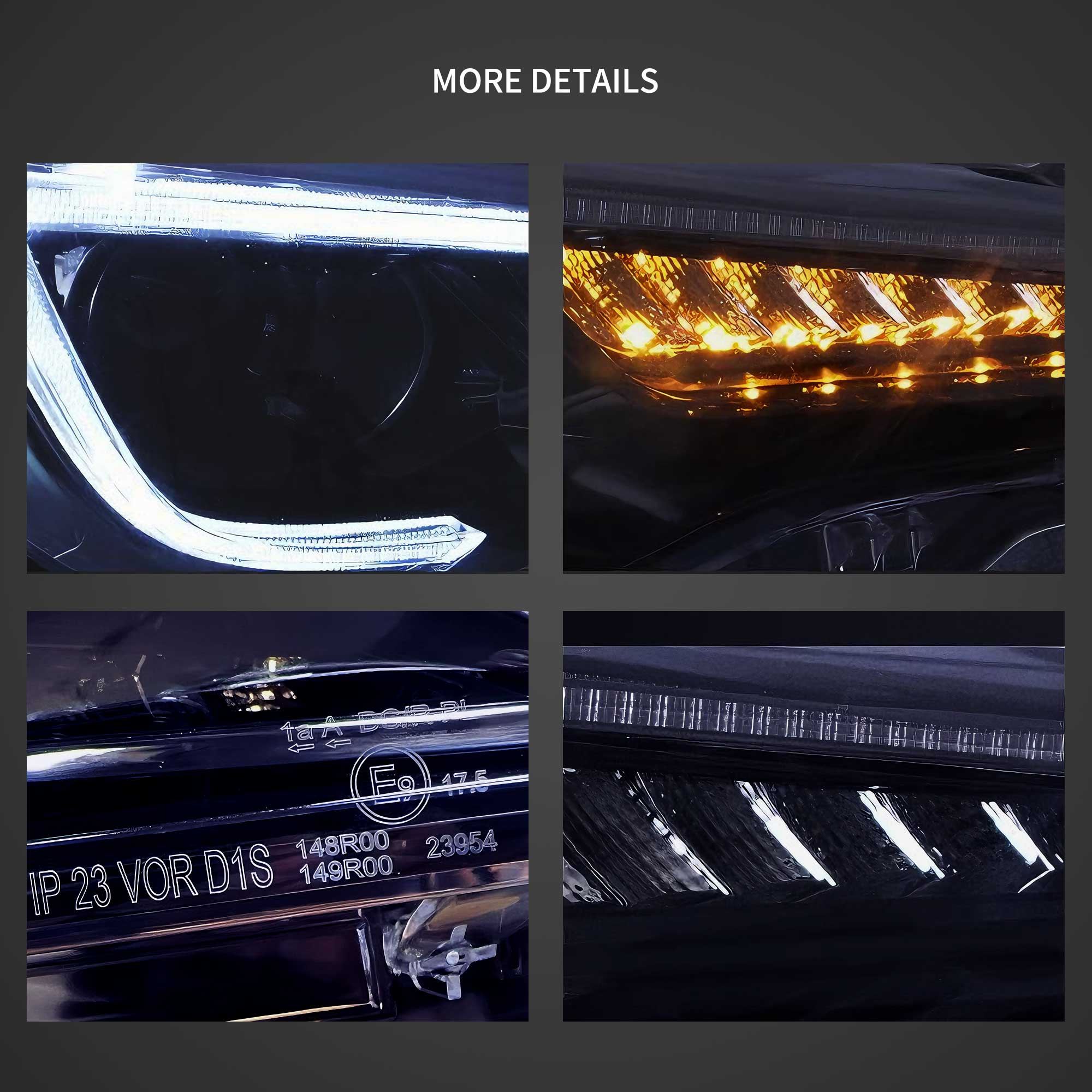 Faros delanteros VLAND 12–21 Toyota 86/GT86, Subaru Brz, Scion Frs Full LED proyector Bi-LED — LED E-Mark | imagen 4