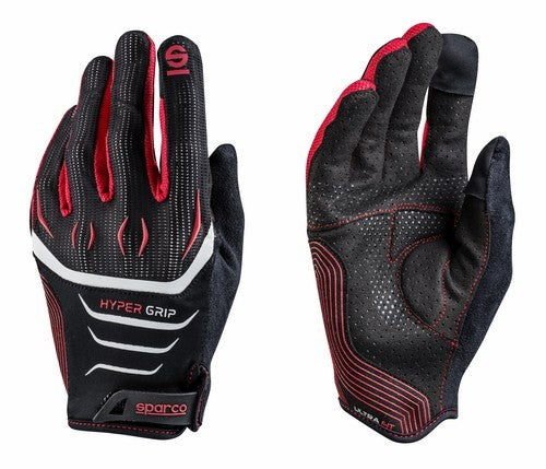 Sparco Guantes Hypergrip Talla 11 Negro/R - Sparco original | APEXCORSE