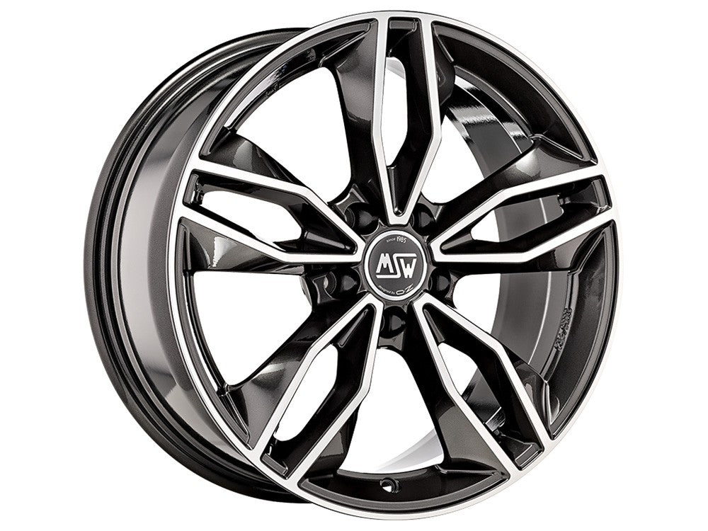 OZ LLANTA MSW MSW 71 8x19 ET42 5x108 GRIS OSCURO BRILLANTE PULIDO
