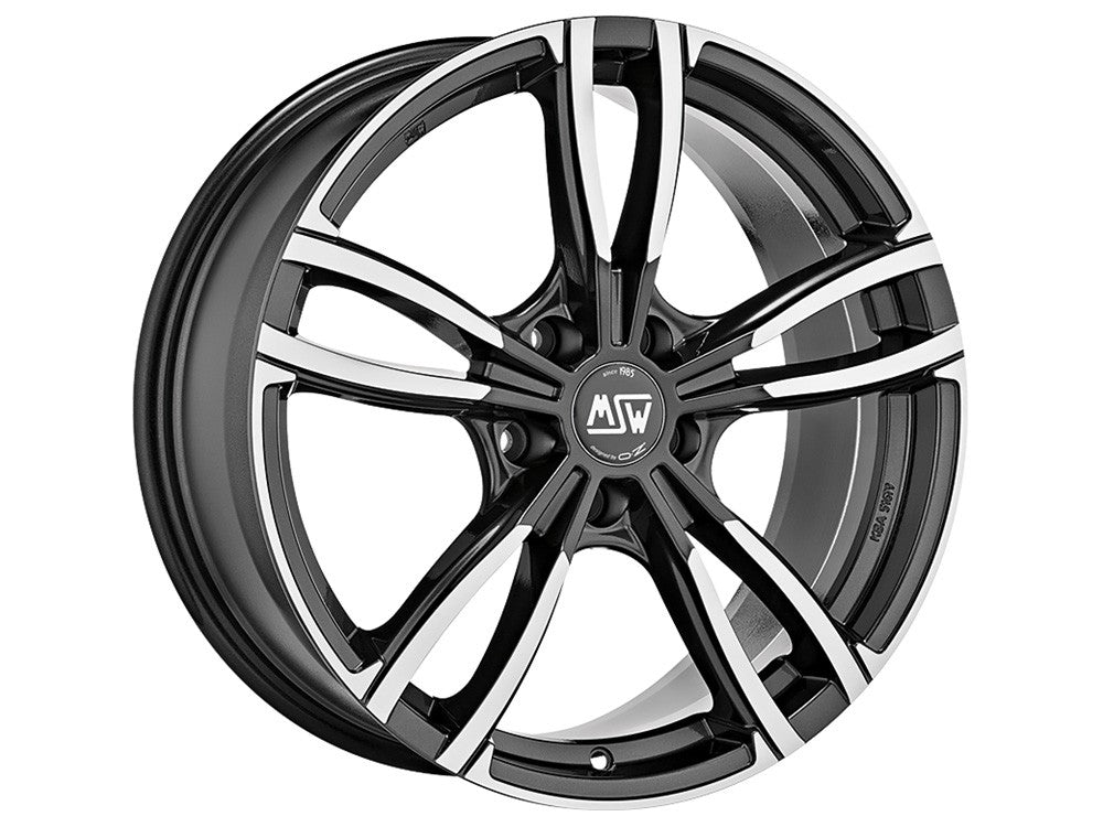 OZ LLANTA MSW MSW 73 8x19 ET30 5x112 GRIS OSCURO BRILLANTE PULIDO