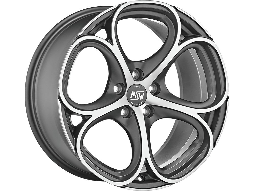OZ LLANTA MSW MSW 82 8x18 ET45 5x114.30 PLATA METAL MATE PULIDO (MGMFP)