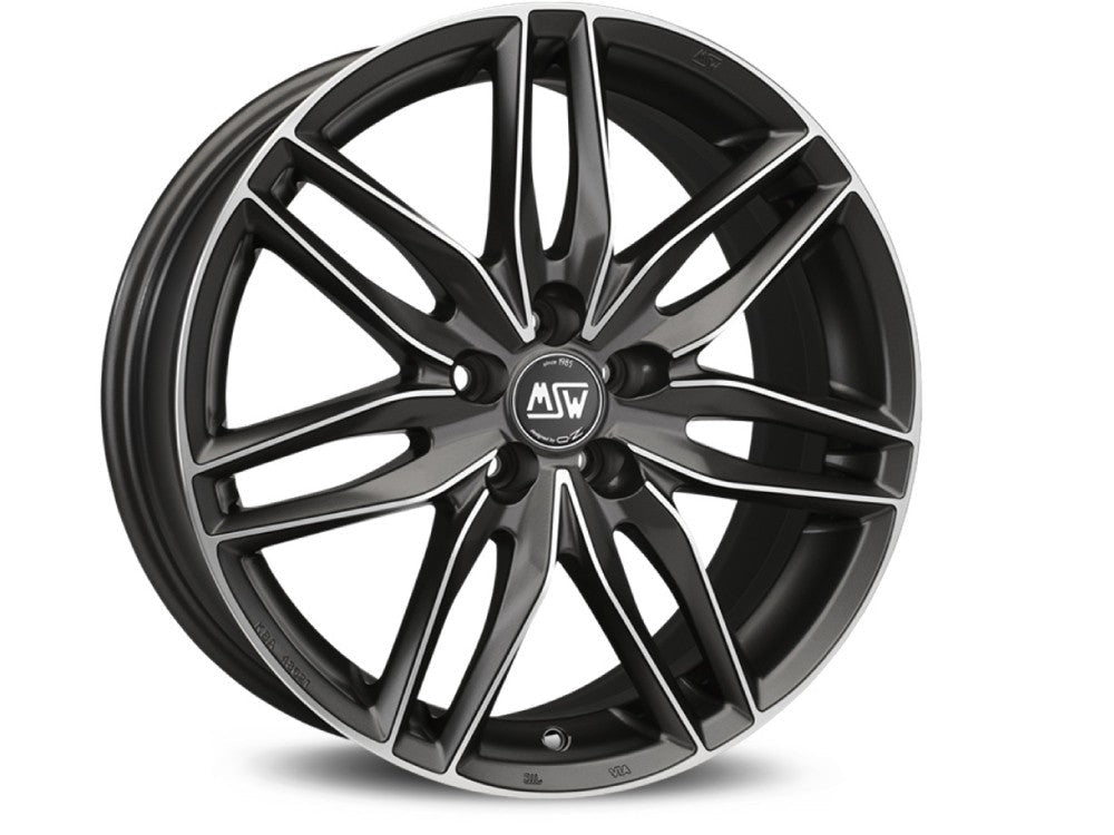 OZ LLANTA MSW MSW 24 7x16 ET42 4x108 PLATA METAL MATE PULIDO (MGMFP) KBA NAD