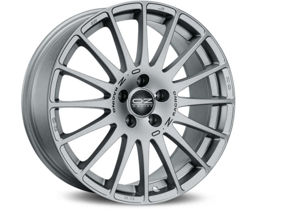 OZ LLANTA OZ SUPERTURISMO GT 7x16 ET40 5x108 GRIGIO CORSA BLACK LETTERING KBA NAD
