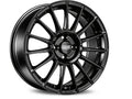 OZ LLANTA OZ SUPERTURISMO LM 8x18 ET35 5x112 MATT BLACK SILVER LETTERING KBA NAD