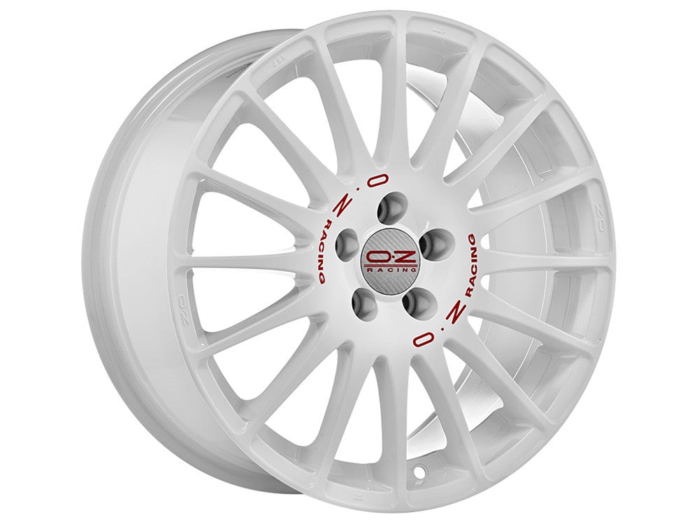OZ LLANTA OZ SUPERTURISMO WRC 7x16 ET42 4x100 WHITE RED LETTERING KBA NAD