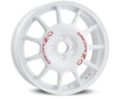 OZ LLANTA OZ LEGGENDA 7x17 ET42 4x108 WHITE RED LETTERING KBA