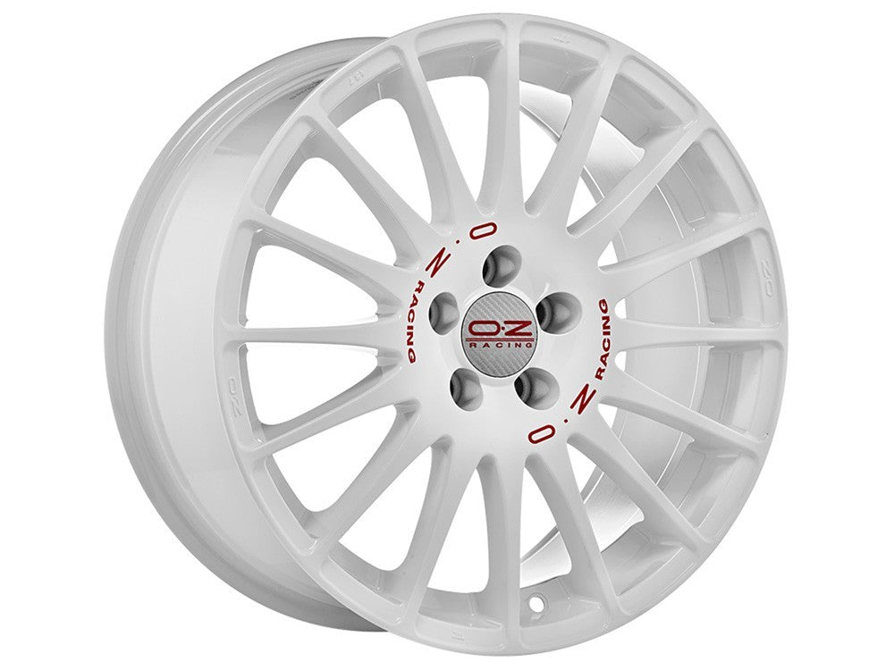 OZ LLANTA OZ SUPERTURISMO WRC 7x17 ET42 4x108 WHITE RED LETTERING TUV