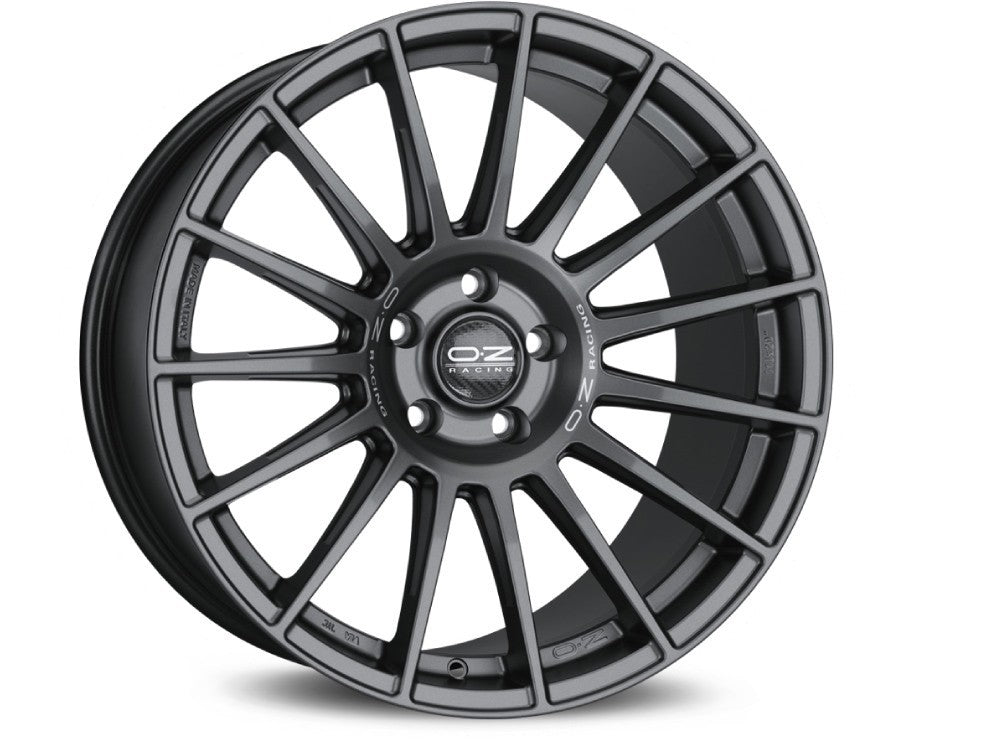 OZ LLANTA OZ SUPERTURISMO DAKAR 9x21 ET38 5x114 MATT GRAPHITE SILVER LETTERING