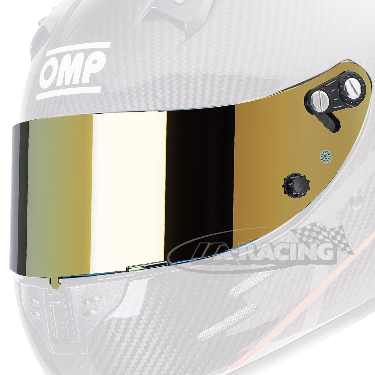 IRIDIUM GOLD VISOR PARA GP8 - KJ8 SERIES CASCOS OMP - OMP original APEXCORSE imagen 1