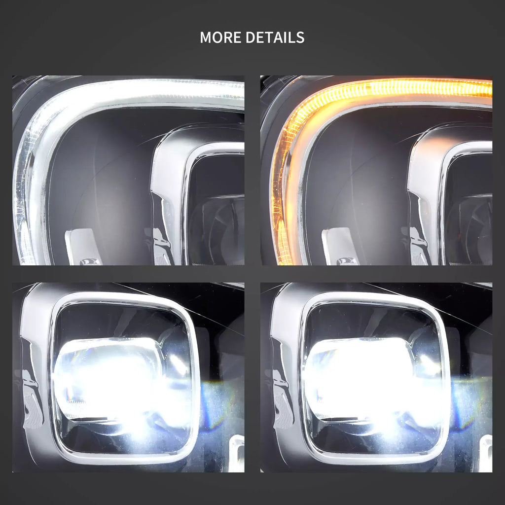 Faros delanteros VLAND 17-20 Mini Countryman F60 Full LED proyector Bi-LED — LED E-Mark | imagen 6