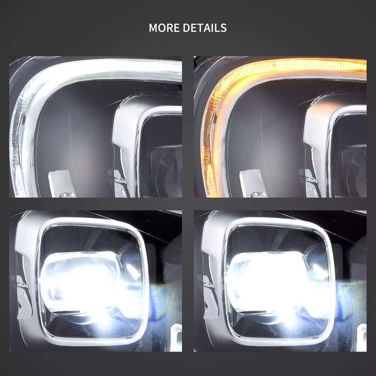 Faros delanteros VLAND 17-20 Mini Countryman F60 Full LED proyector Bi-LED — LED E-Mark | imagen 6