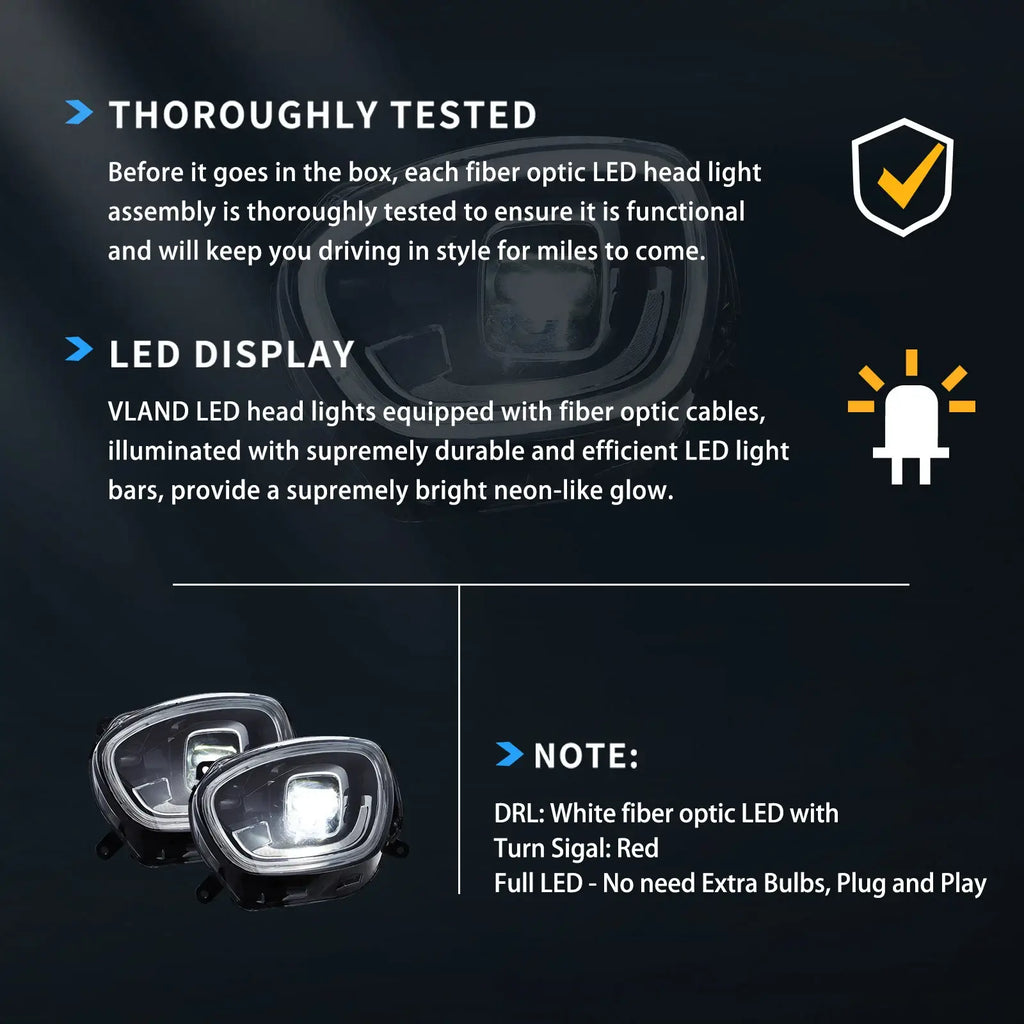 Faros delanteros VLAND 17-20 Mini Countryman F60 Full LED proyector Bi-LED — LED E-Mark | imagen 10