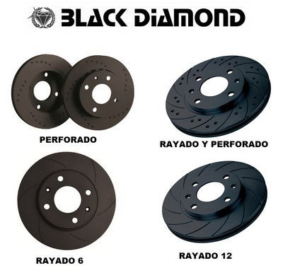Discos de freno Black Diamond BDKBD905CD para Bmw 3 Series (E36)