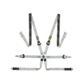 OMP ARNES EN DYNEEMA® PARA SALOON - 6 PUNTOS - PULL UP. ERGAL AJUSTE - MAGNESIUM FREE - NEGRO/BLANCO - OMP original APEXCORSE imagen 1