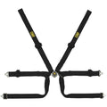OMP ARNES EN POLYESTER PARA FORMULA - 6 PUNTOS - PULL UP. ERGAL AJUSTE- NEGRO - OMP original APEXCORSE imagen 1