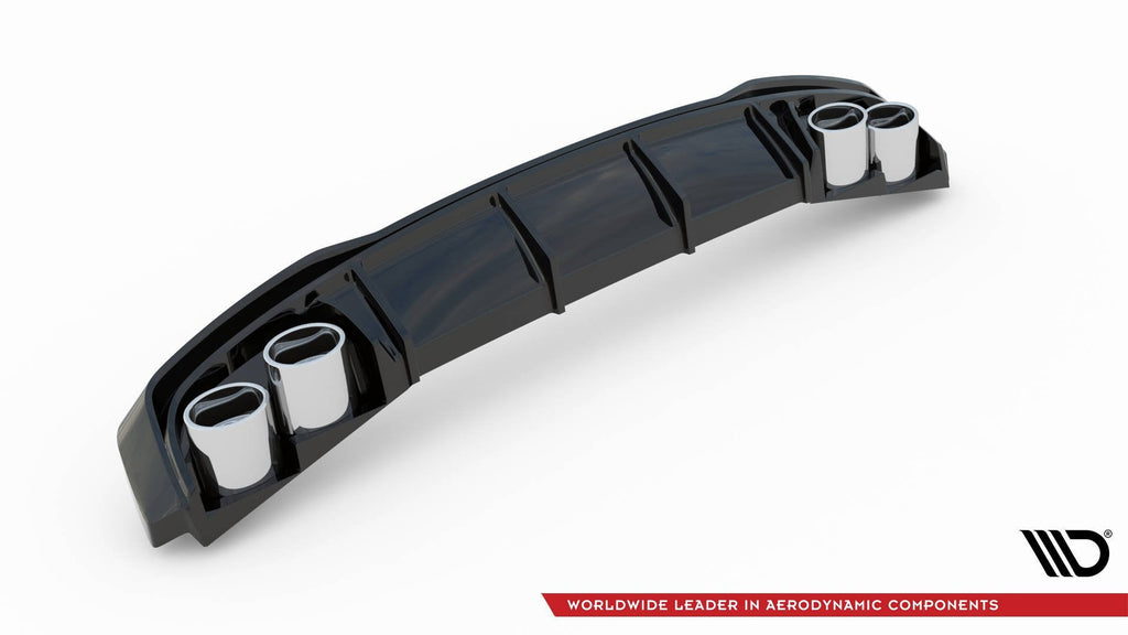Maxton Design Difusor trasero + Exhaust Ends Imitation para Audi A7 S-Line C8 / S7 C8 / C8 Facelift / S7 Facelift - imagen 6