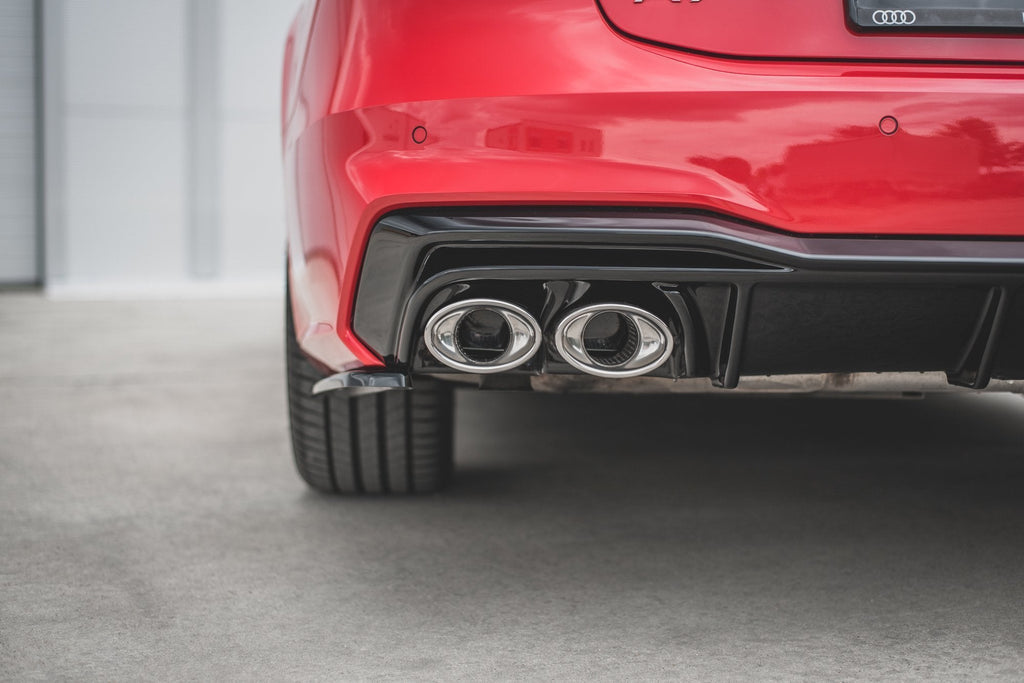 Maxton Design Difusor trasero + Exhaust Ends Imitation para Audi A7 S-Line C8 / S7 C8 / C8 Facelift / S7 Facelift - imagen 4