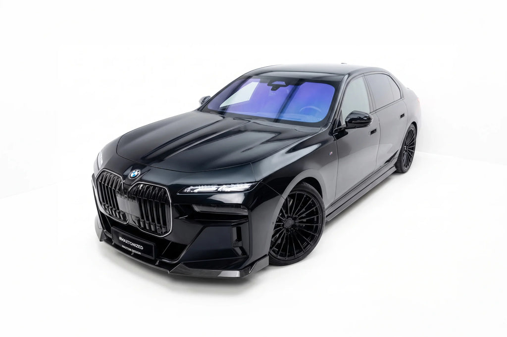 Maxton Design Splitter delantero de fibra de carbono pre-preg para BMW 7 M-Pack / M760e / i7 M-Pack G70 - imagen 3