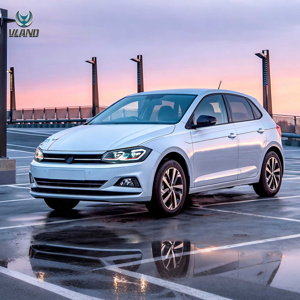 Faros delanteros VLAND 2009-2018 VW Polo MK5 6R 6C Full LED Golf MK7.5 Style — LED E-Mark | imagen 9