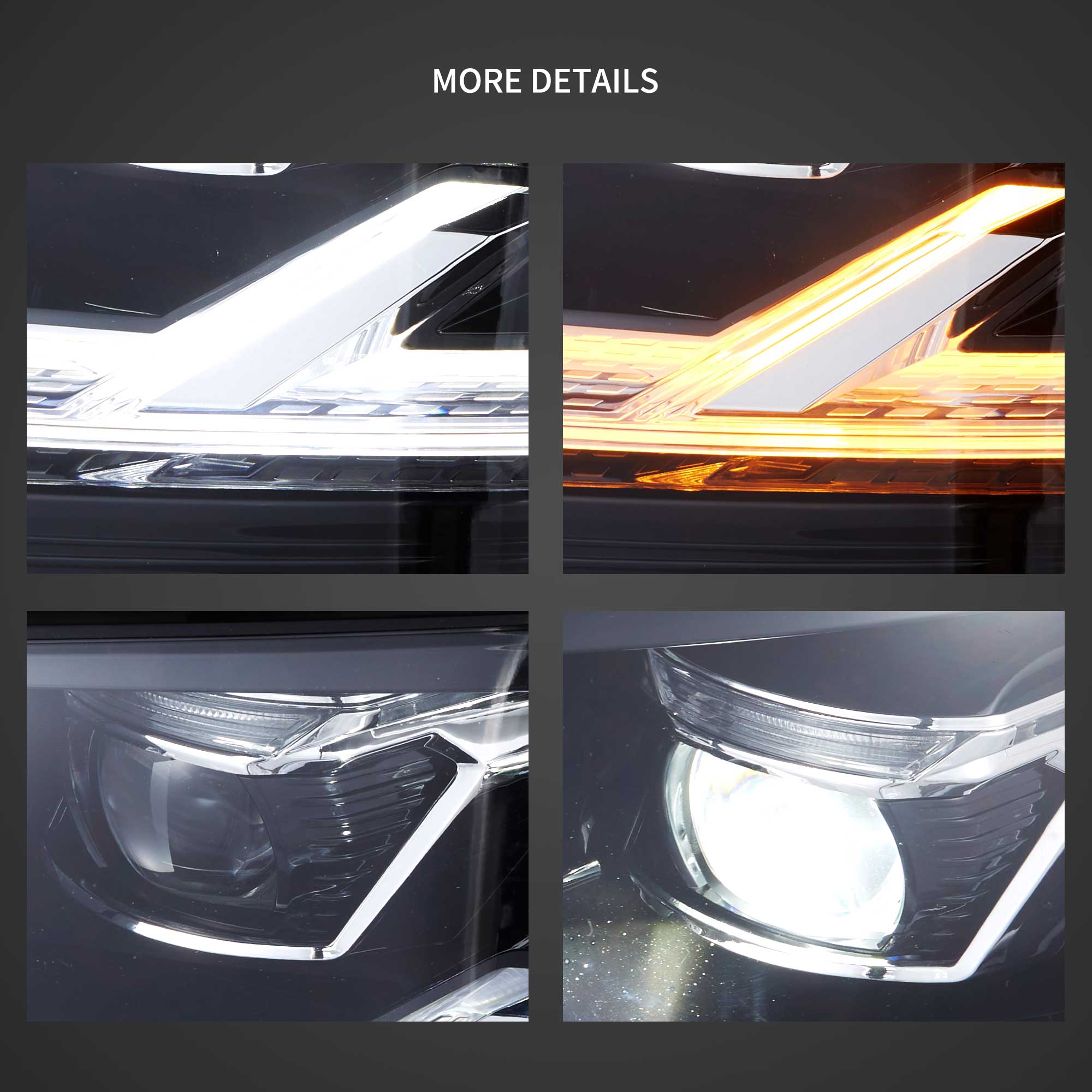 Faros delanteros VLAND VW Transporter T6 2015-2019 LED — LED E-Mark | imagen 10