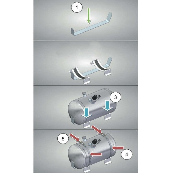 Sparco Soporte Anti-Torpedo Extintor Inox FIA 2016 - Sparco | APEXCORSE imagen 2