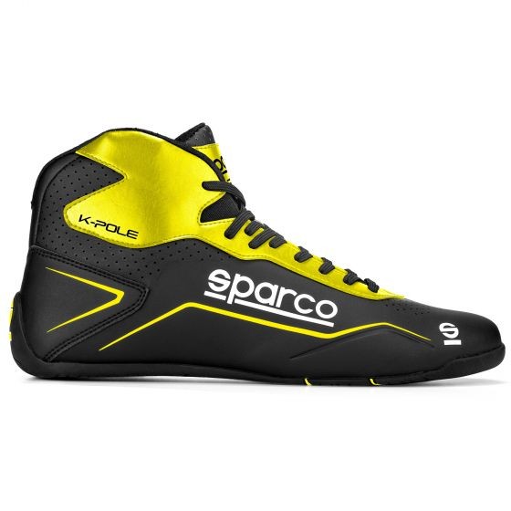 Sparco Kart Zapatillas K-Pole Talla 42 Negro/Amarillo - Sparco original | APEXCORSE