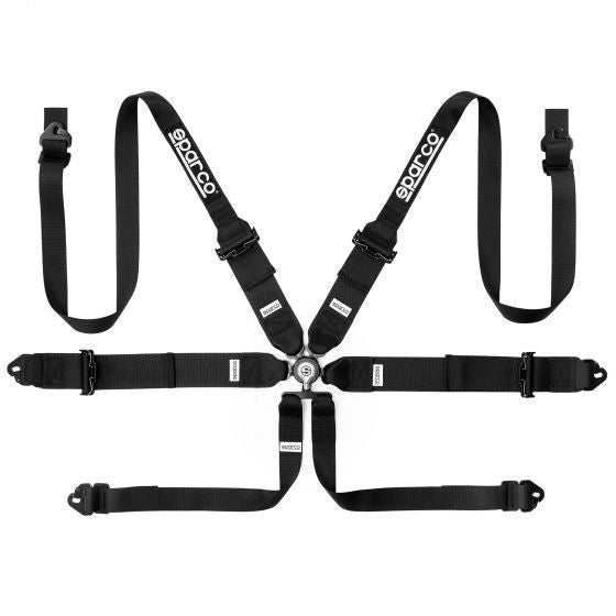Sparco 6 Points Hanrness Negro - Sparco original | APEXCORSE
