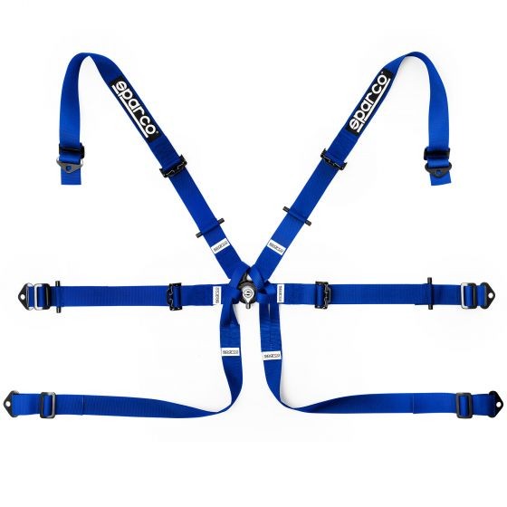 Sparco Arnes 6Pt P-2" Formula Azul - Sparco original | APEXCORSE