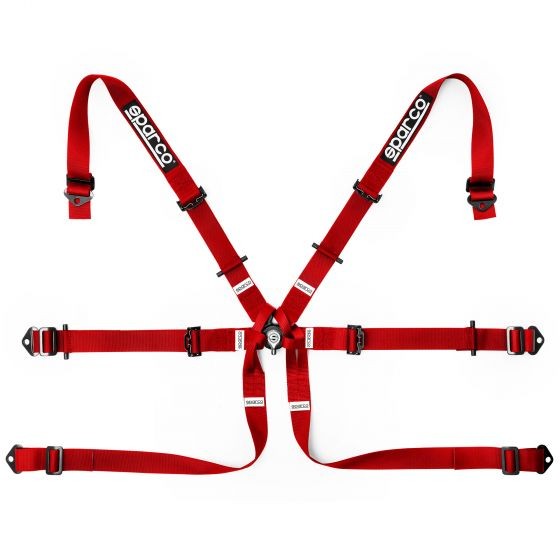 Sparco Arnes 6Pt P-2" Formula Rojo - Sparco original | APEXCORSE