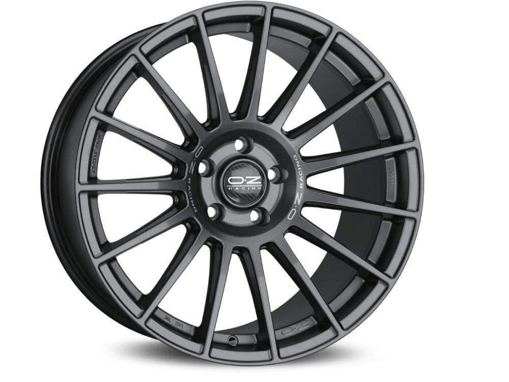 OZ LLANTA OZ SUPERTURISMO DAKAR 9,5x21 ET46 5x130 71,56 MATT GRAPHITE PLATA LETTERING