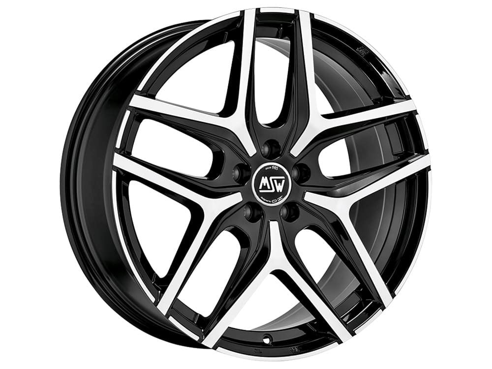 OZ LLANTA MSW MSW 40 7,5x19 ET32 5x112 73 NEGRO PULIDO (GBFP)