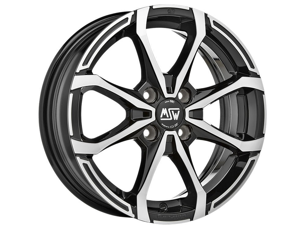 OZ LLANTA MSW MSW X4 7x16 ET37 4x108 63,34 NEGRO PULIDO (GBFP)