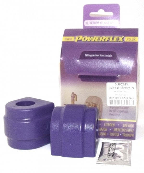 Delantero Barra Estabilizadora Silentblock 25Mm Powerflex PFF5-4602-25 APEXCORSE