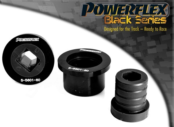 Delantero Triangulo Trasero Silentblock, Aluminium Exterior Powerflex PFF5-5601-60BLK APEXCORSE