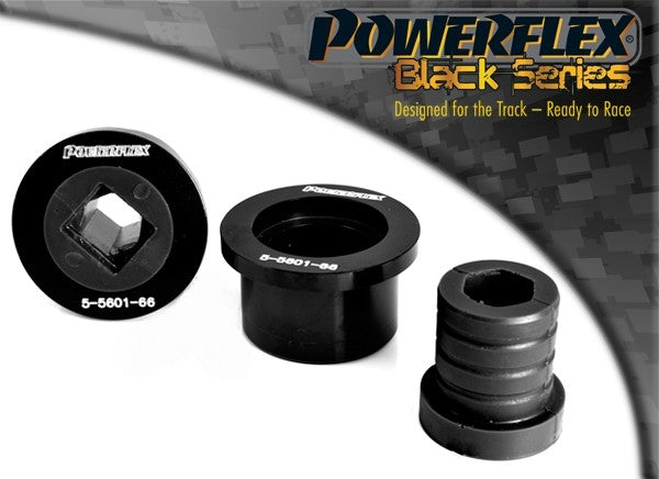 Delantero Triangulo Trasero Silentblock, Aluminium Exterior Powerflex PFF5-5601BLK APEXCORSE