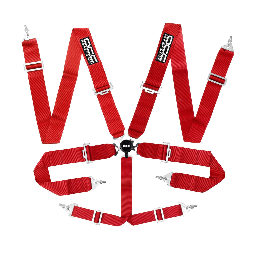 ARNES OCC 6 PUNTOS 3 PULGADAS ROJO - OCC Motorsport - APEXCORSE
