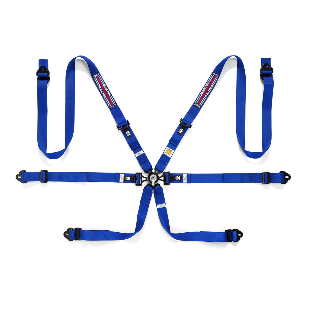 Sparco Arnes Martini 6Pt P-3"-4 All Pu - Sparco original | APEXCORSE