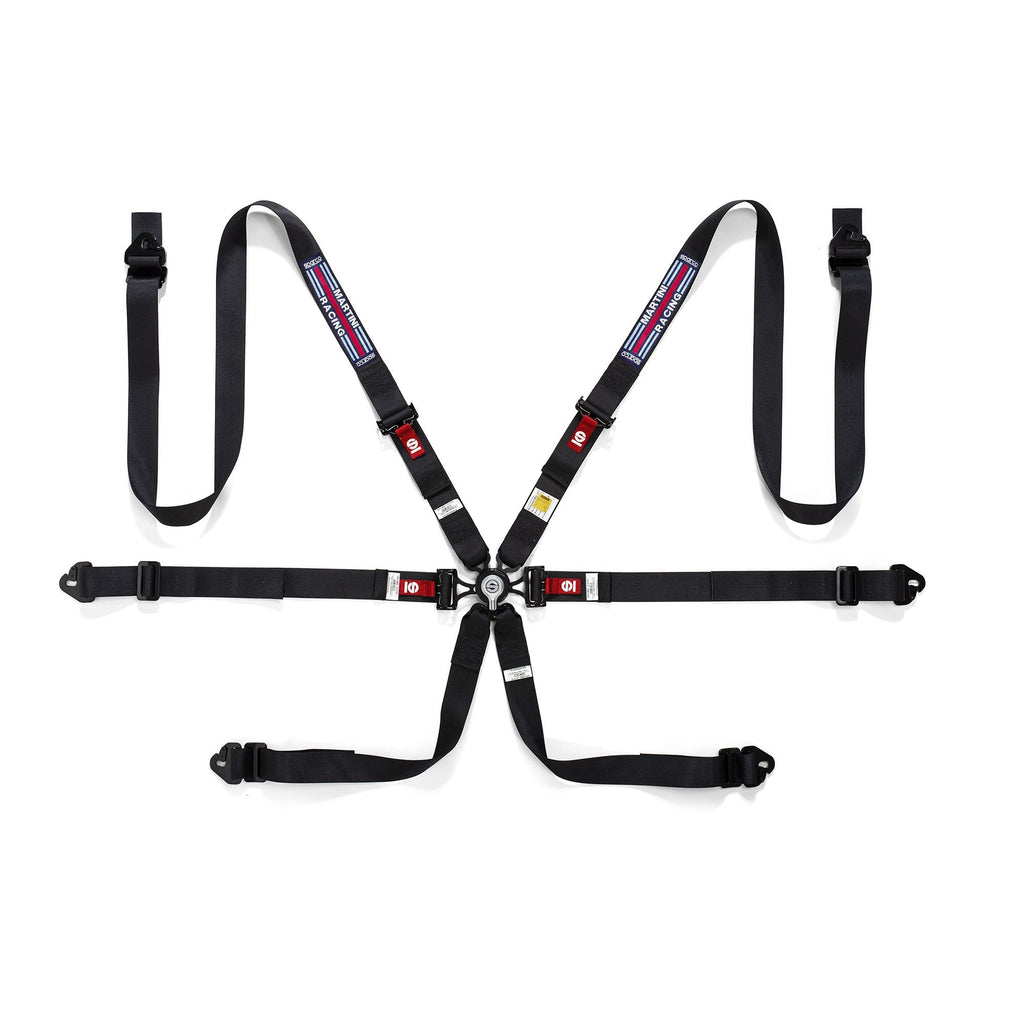 Sparco Arnes Martini 6Pt P-3"-4 All Pu - Sparco original | APEXCORSE
