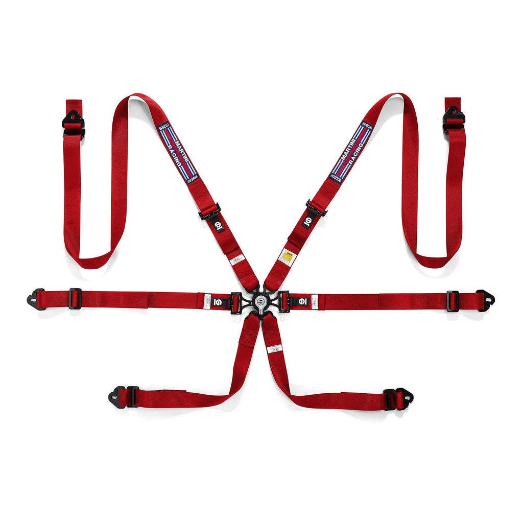 Sparco Arnes Martini 6Pt P-3"-4 All Pu - Sparco original | APEXCORSE