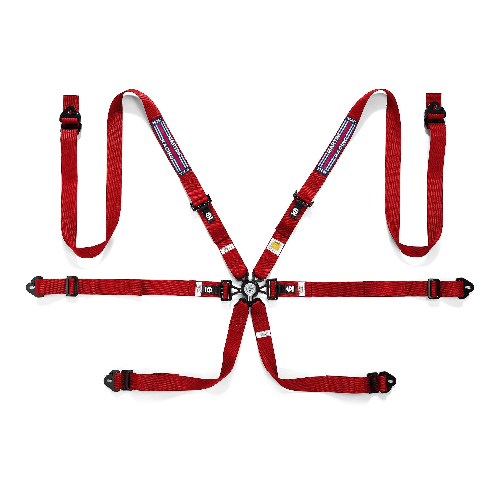 Sparco Arnes Martini 6Pt P-3"-4 All Pu - Sparco original | APEXCORSE