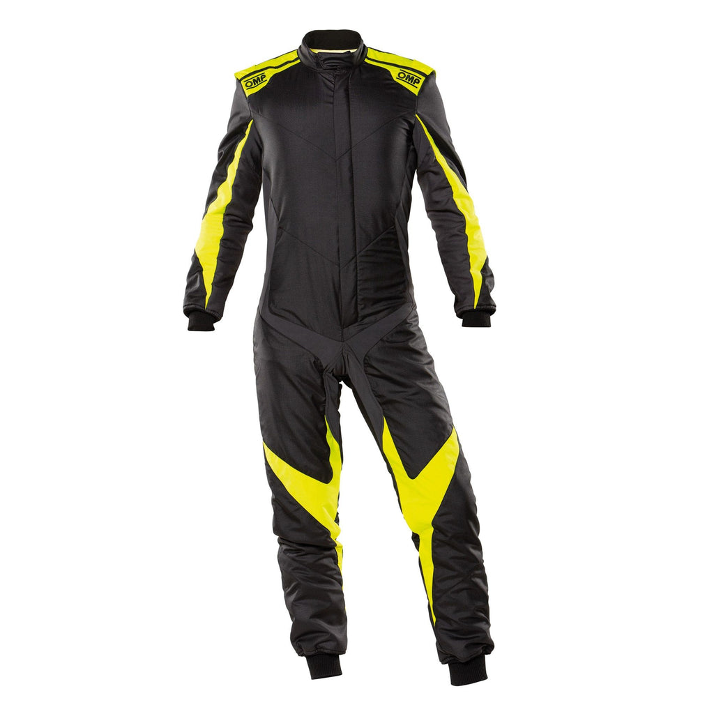 OMP TRAJE CARRERAS ONE EVO NEGRO/AMARILLO TALLA 56 FIA 8856-2018 - OMP original APEXCORSE imagen 1