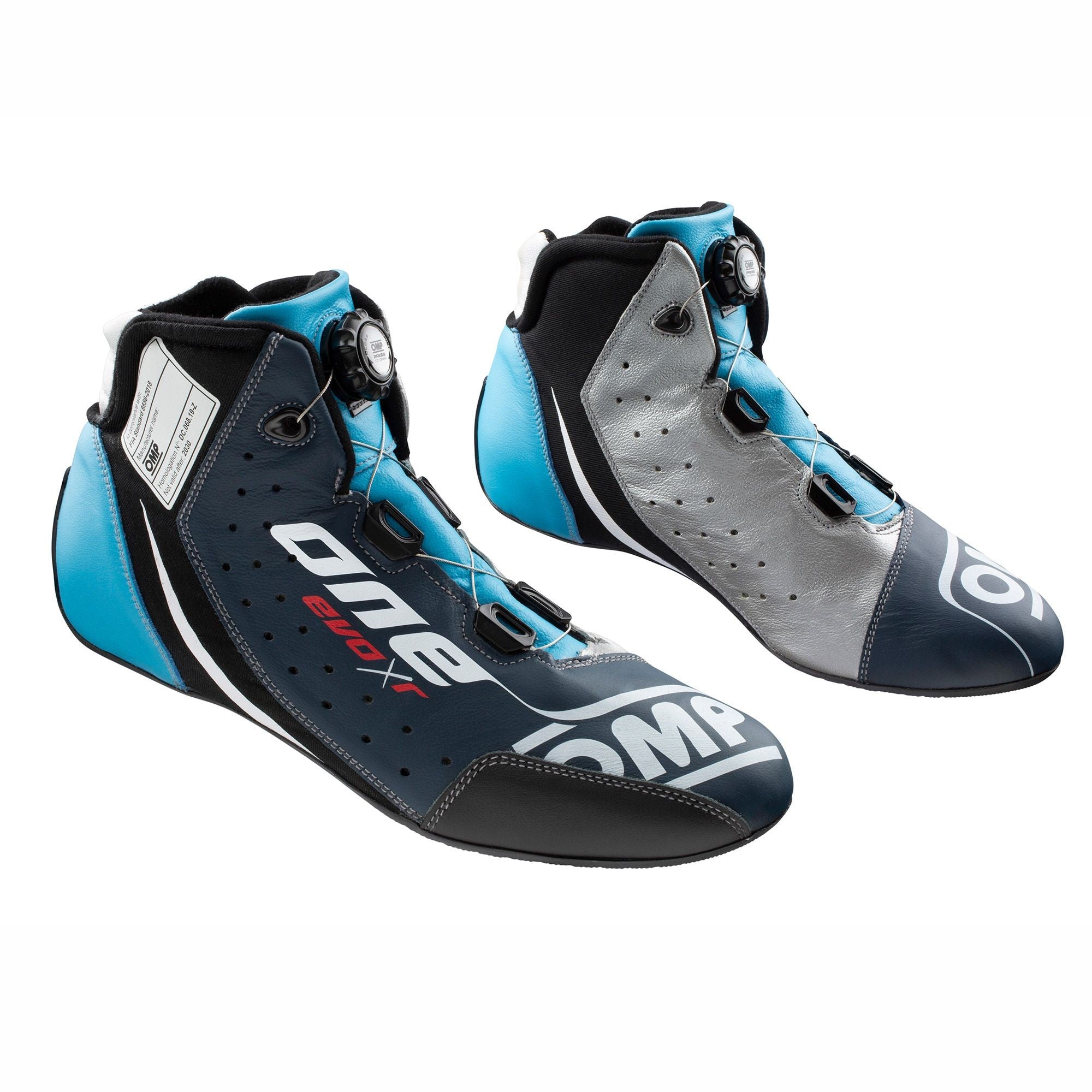 OMP ZAPATILLAS ONE EVO X R AZUL/GRIS/CIAN TALLA 37 FIA 8856-2018 - OMP original APEXCORSE imagen 1
