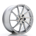 Japan Racing LLANTA JAPAN RACING JR36 18X8 ET BLANK BLANK CB 74,1 PLATA