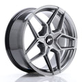 Japan Racing LLANTA JAPAN RACING JR34 18X8 ET BLANK BLANK CB 74,1 HIPER NEGRO