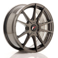 Japan Racing LLANTA JAPAN RACING JR21 17X7 ET BLANK BLANK CB 74,1 GRIS