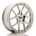 Japan Racing LLANTA JAPAN RACING JR30 17X7 ET BLANK BLANK CB 74,1 PLATA