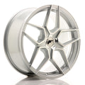 Japan Racing LLANTA JAPAN RACING JR34 19''X8,5 ET BLANK BLANK CB 74,1 PLATA