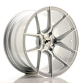 Japan Racing LLANTA JAPAN RACING JR30 18X9,5 ET BLANK BLANK CB 74,1 SILVER