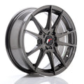 Japan Racing LLANTA JAPAN RACING JR21 17X7 ET 40 4X100 4X114,3 CB 74,1 GRIS