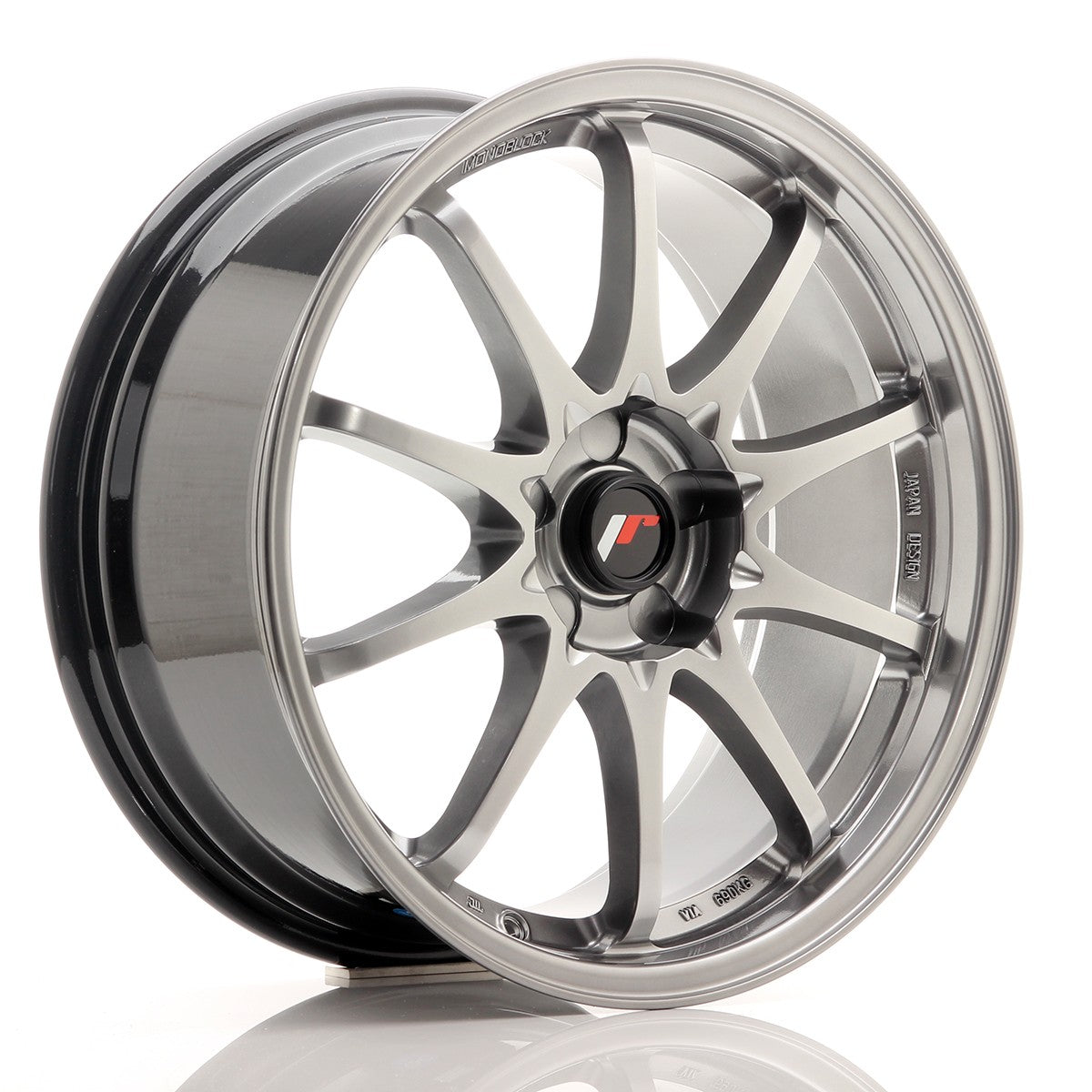 Japan Racing LLANTA JAPAN RACING JR5 18X8 ET 35 BLANK CB 74,1 HIPER NEGRO